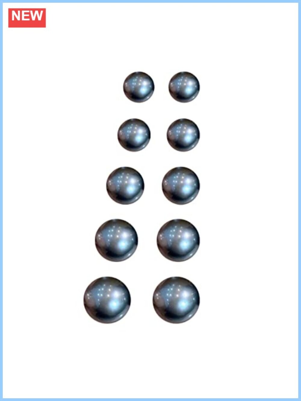 Freshwater Pearl Stud Earrings Set 925 Sterling Silver Dangle Women
